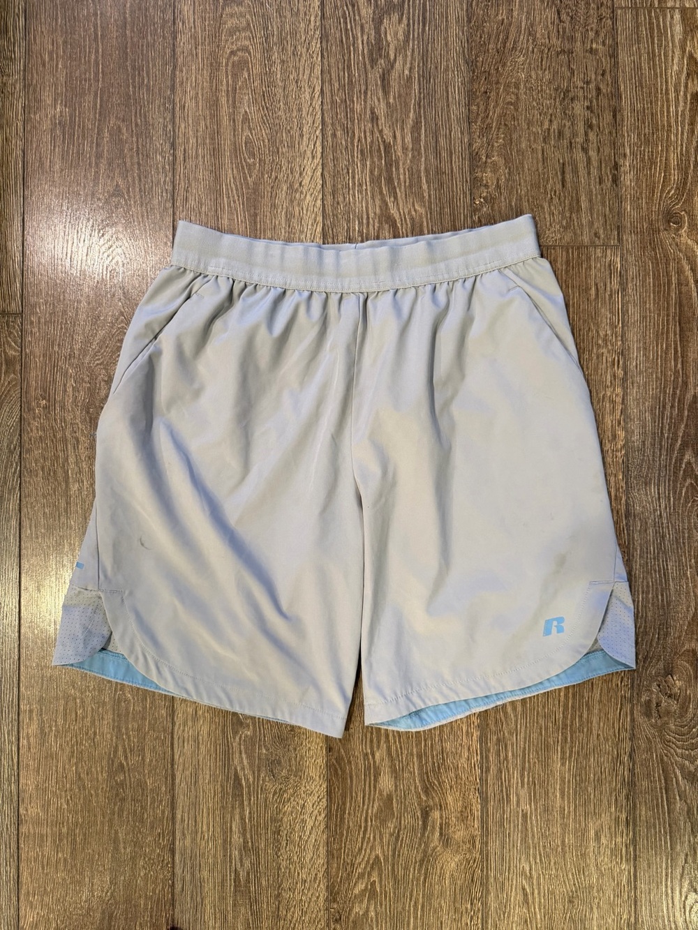 Russell Athletic Light Gray Men's Performance Shorts